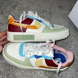 Nike Air Force 1 Multi Color- women’s size 8